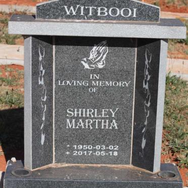 WITBOOI Shirley Martha 1950-2017