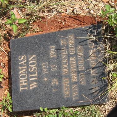WILSON Thomas 1922-1994