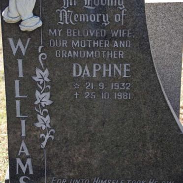 WILLIAMS Daphne 1932-1981