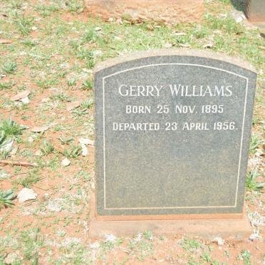 WILLIAMS Gerry 1895-1956
