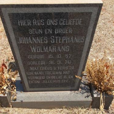 WOLMARANS Johannes Stephanus 1957-1976