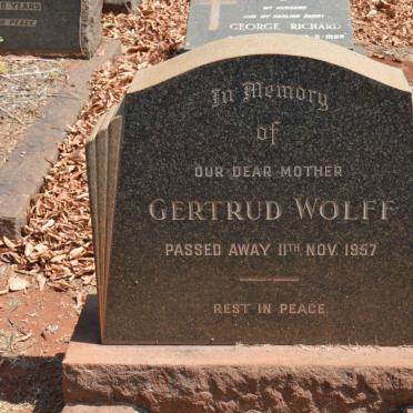 WOLFF Gertrud -1957