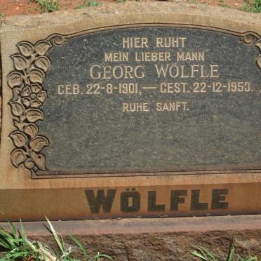 WOLFLE Georg 1901-1953