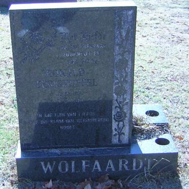 WOLFAARDT Ronald Christoffel 1931-1986
