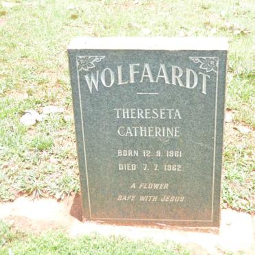 WOLFAARDT Thereseta Catherine 1961-1962
