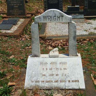 WRIGHT Brian John 1943-1954