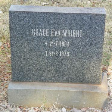 WRIGHT Grace Eva 1904-1979