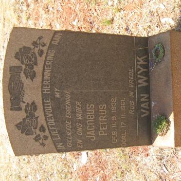 WYK Jacobus Petrus, van 1932-1961