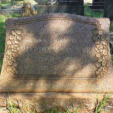 WYK Martha M., van 1892-1959