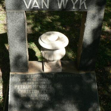 WYK Petrus Hendrik Christoffel, van 1905-1958