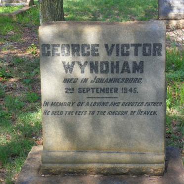WYNDHAM George Victor -1945