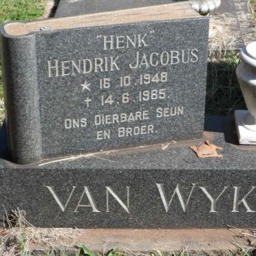 WYK Hendrik Jacobus, van 1948-1965