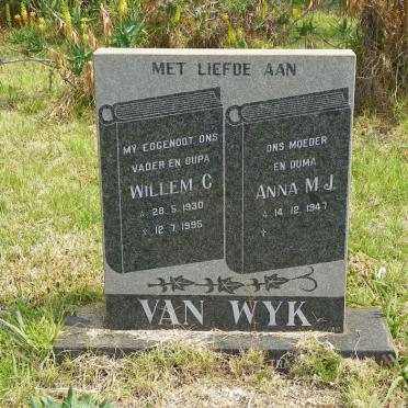 WYK Willem C., van 1930-1995 &amp; Anna M.J. 1947-