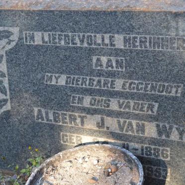WYK Albert J., van 1886-1953