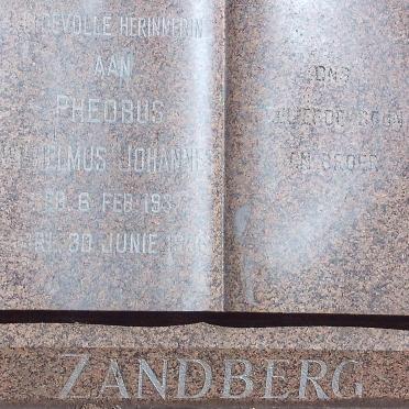 ZANDBERG Pheobus Wilhelmus Johannes 1937-1956