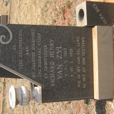 ZYL Richard Henry, van 1903-1972