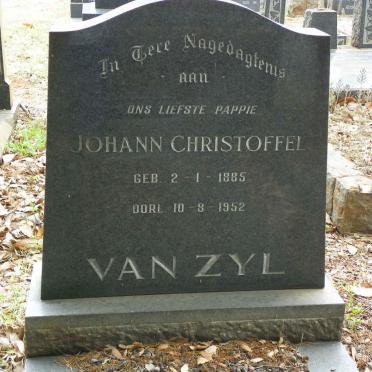 ZYL Johann Christoffel, van 1885-1952
