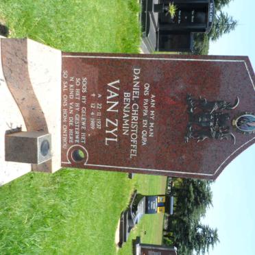 ZYL Daniel Christoffel Benjamin, van 1937-1989