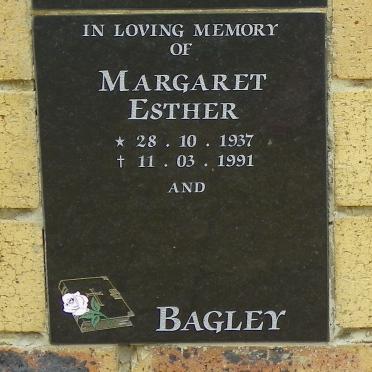 BAGLEY Margaret Esther 1937-1991