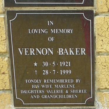BAKER Vernon 1921-1999