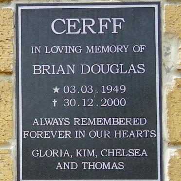 CERFF Brian Douglas 1949-2000