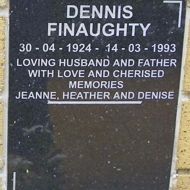 FINAUGHTY Dennis 1924-1993