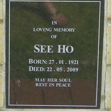 HO See 1921-2009