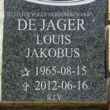 JAGER Louis Jakobus, de 1965-2012