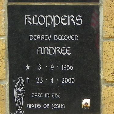 KLOPPERS Andrée 1956-2000
