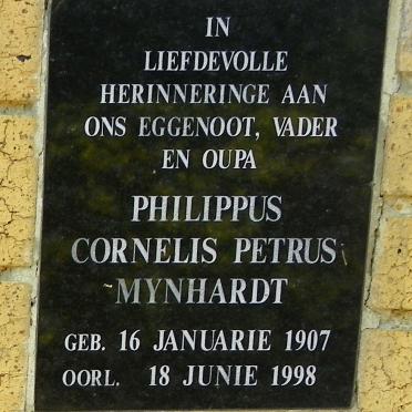 MYNHARDT Philippus Cornelis Petrus 1907-1998