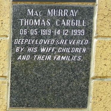 MACMURRAY Thomas Cargill 1919-1999