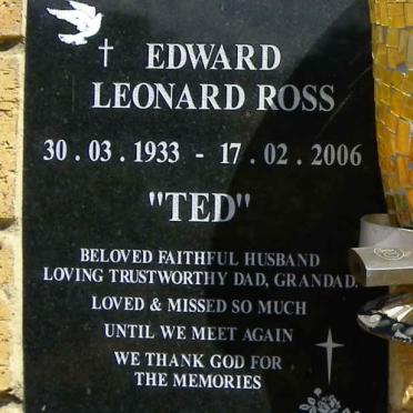 ROSS Edward Leonard 1933-2006