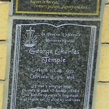 TEMPLE George Charles 1959-2018