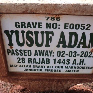 ADAM Yusuf -2022
