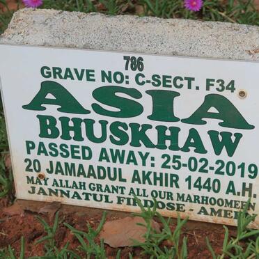 BHUSKHAW Asia -2019