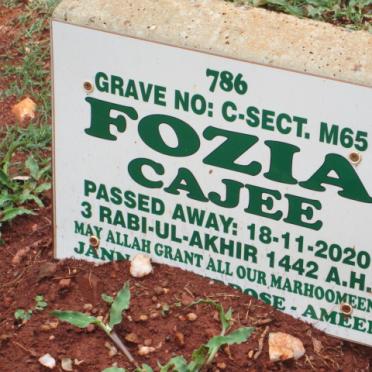 CAJEE Fozia -2020