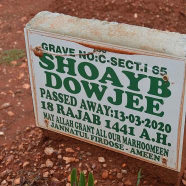 DOWJEE Shoayb -2020