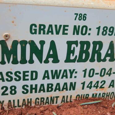 EBRAHIM Amina -2021