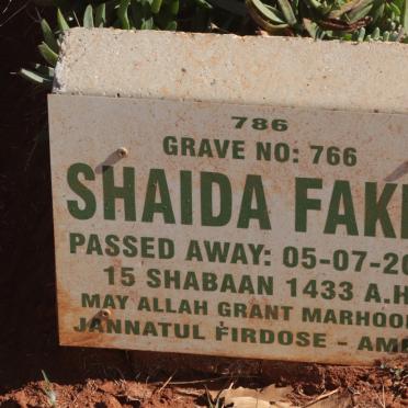 FAKIR Shaida -2012