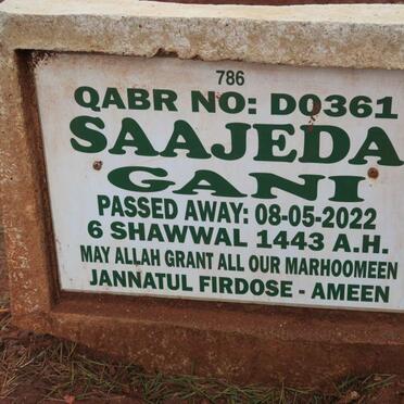GANI Saajeda -2022