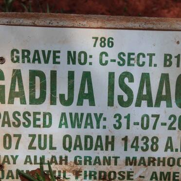 ISAACS Gadija -2017
