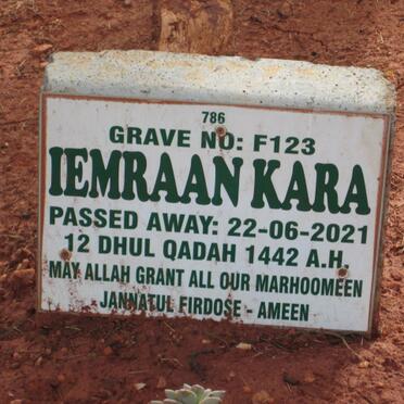 KARA Iemraan -2021