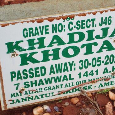 KHOTA Khadija -2020