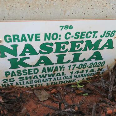 KALLA Naseema -2020