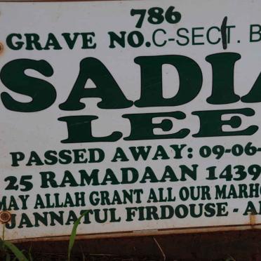 LEE Sadia -2018
