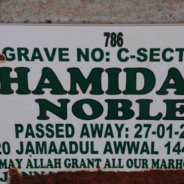NOBLE Hamidah -2019