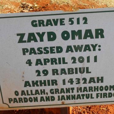 OMAR Zayd -2011