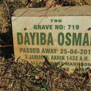 OSMAN Dayiba -2012