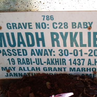 RYKLIEF Muadh -2016