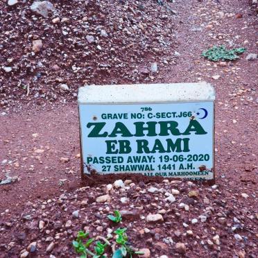 RAMI Zahra Eb -2020